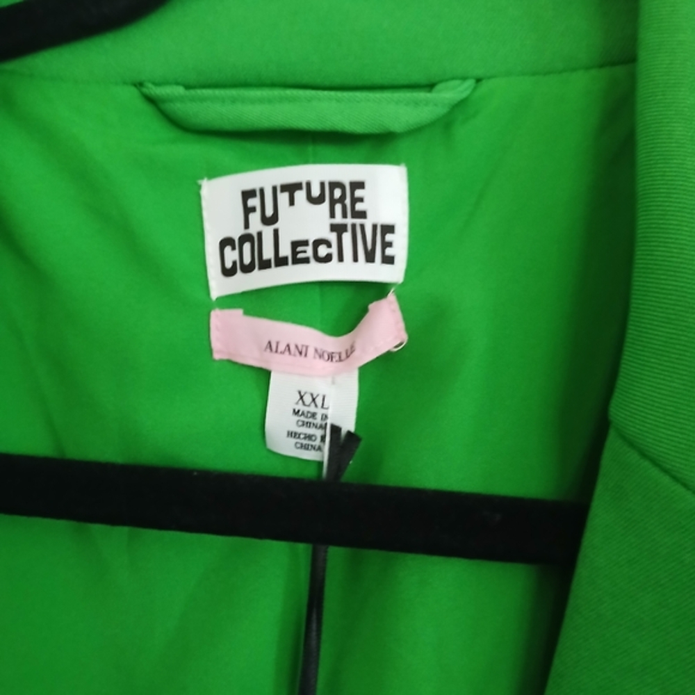 Future Collective Green Blazer - Picture 6 of 6